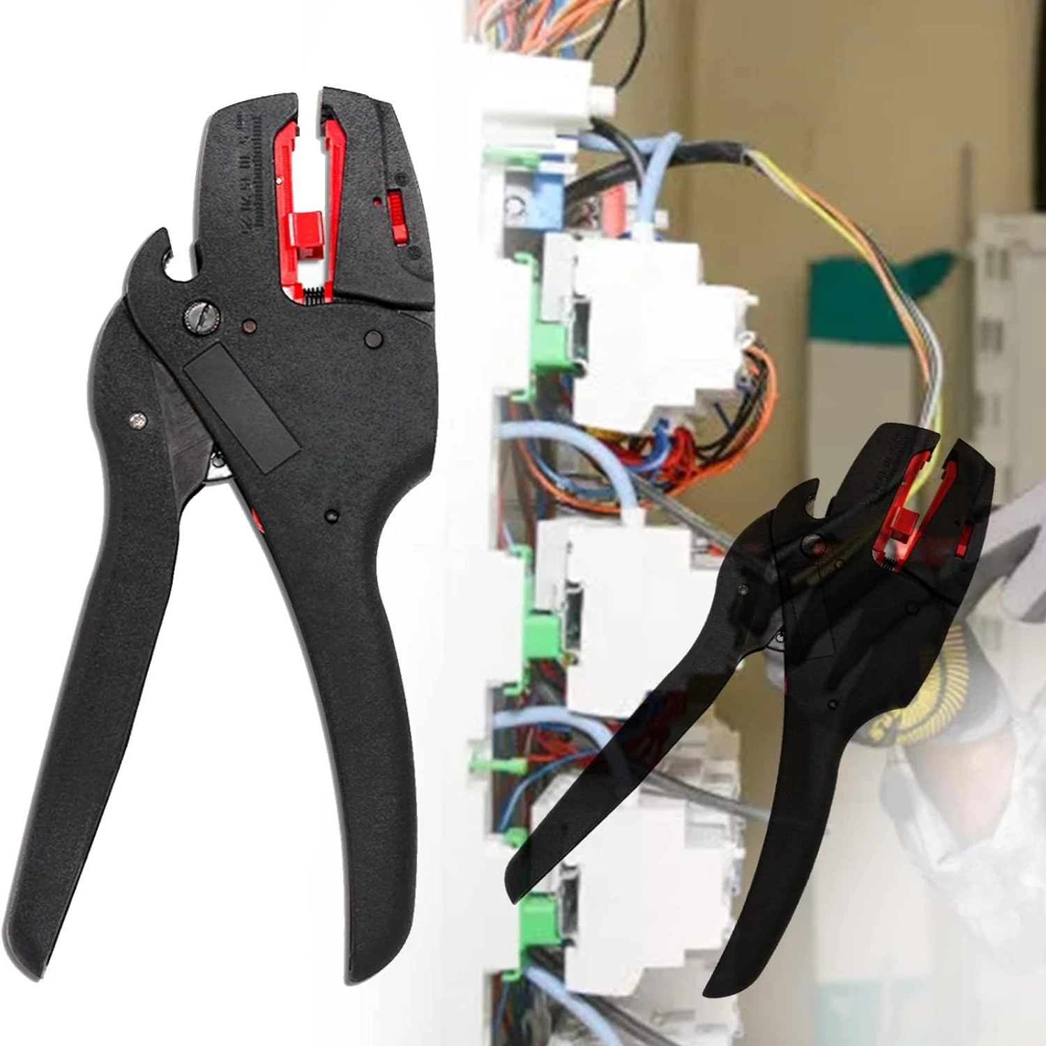 Efficient and Effortless FS-D3 Automatic Wire Stripper Pliers - Essential Must-have Crimper Cutter for Quick Maintenance - Indis