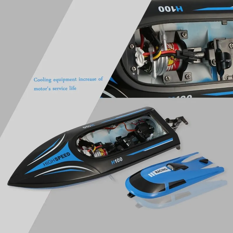 Skytech H100 2.4G Remote Controlled 180° Flip 20KM/H High Speed Electric RC Boat