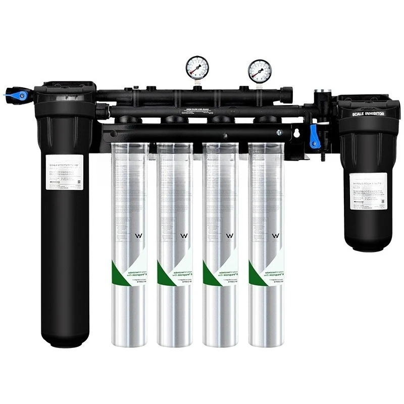 = Quadruple water purifier MC2 high-flow CSR four-filter head for catering and hotels