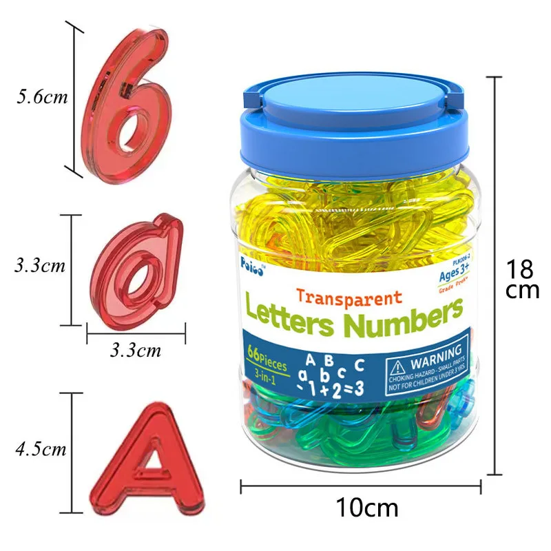 Colorful Transparent Learning Set 6