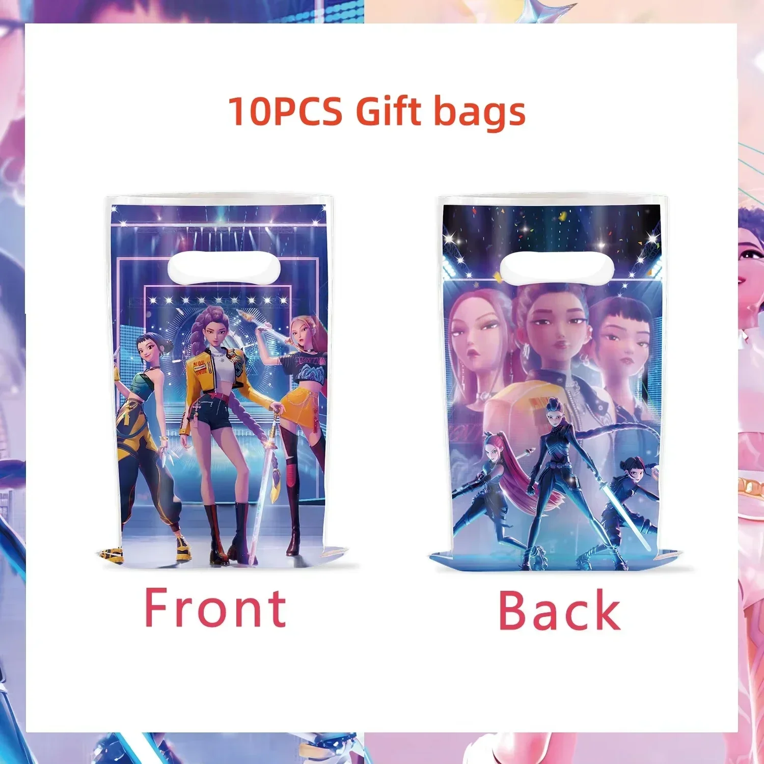 2026 Neue Beliebte Niedliche Cartoon-Anime Musik-Themen Partyzubehör Geburtstag Süßigkeiten Popcorn Pommes Boxen Schalen Geschenktüten Verpackung – Detail 9