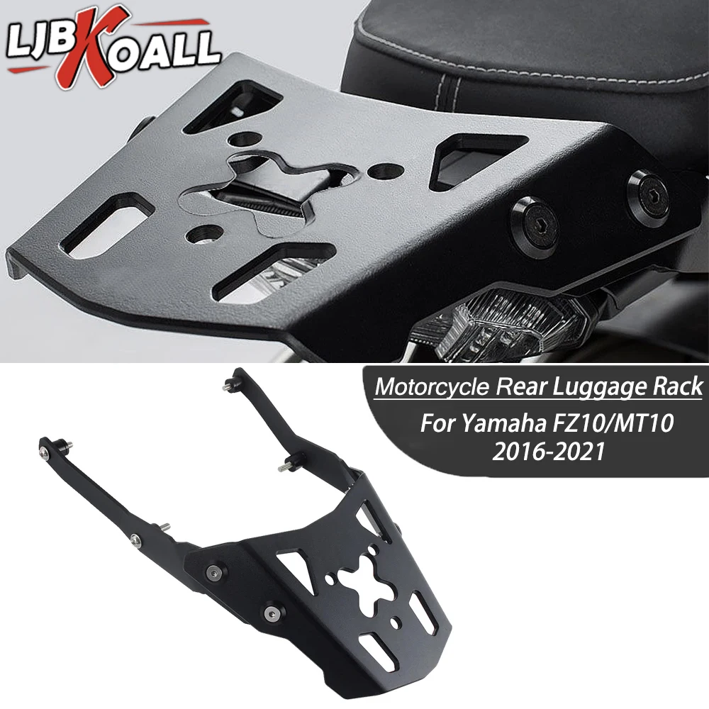 For Yamaha MT-10 FZ-10 2016-2021 2017 2018 2019 2020 Rear Luggage Rack Cargo Carrier Plate Support Holder for MT10 Accessories