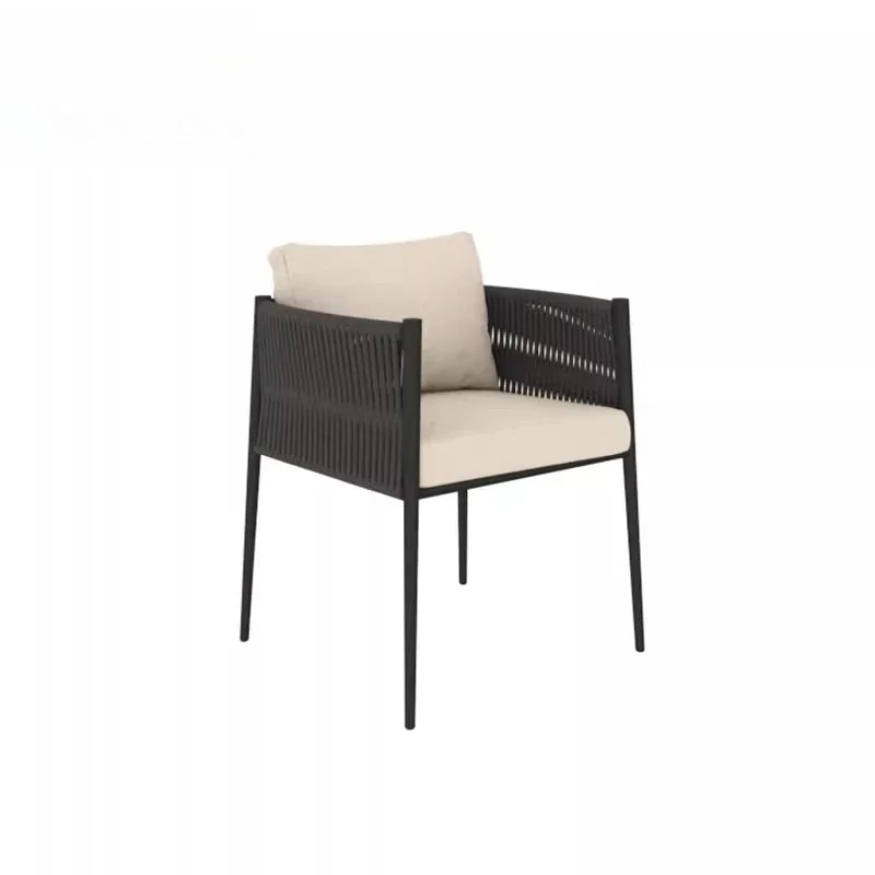 Garden open-air balcony leisure tables and chairs, modern simple dining table and chair combination