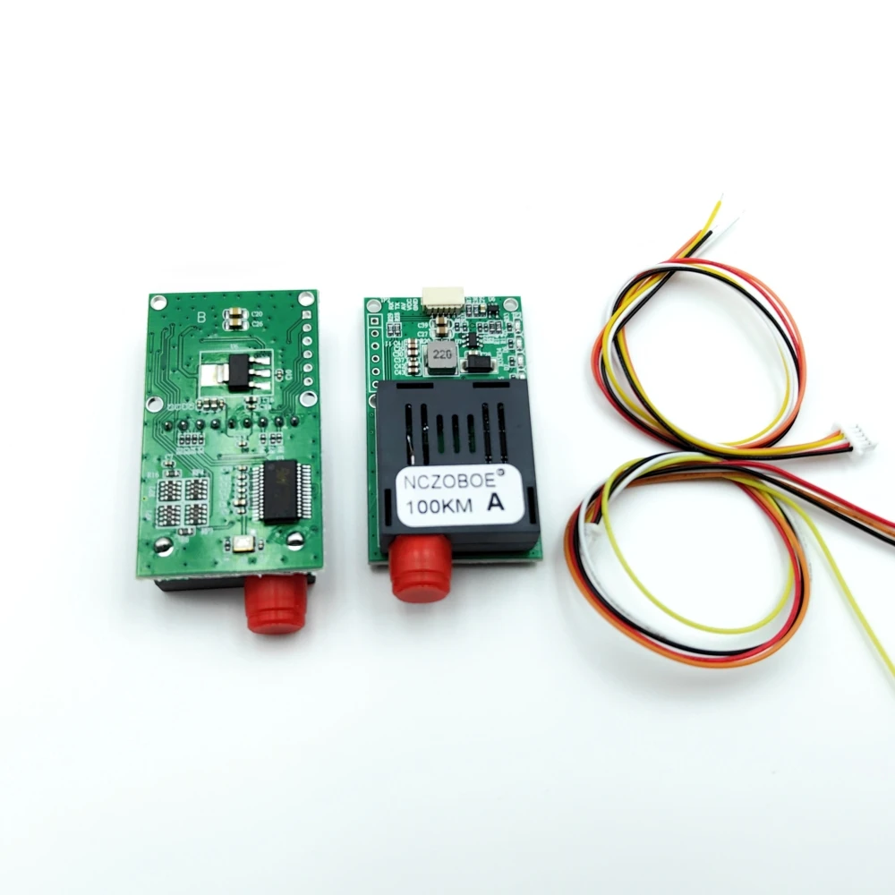 NCZOBOE Single Fiber Video Fiber Converter & Serial Data Converter 1 Channel UART &TTL&SBUS to Optic Controller 100km/80km/60km