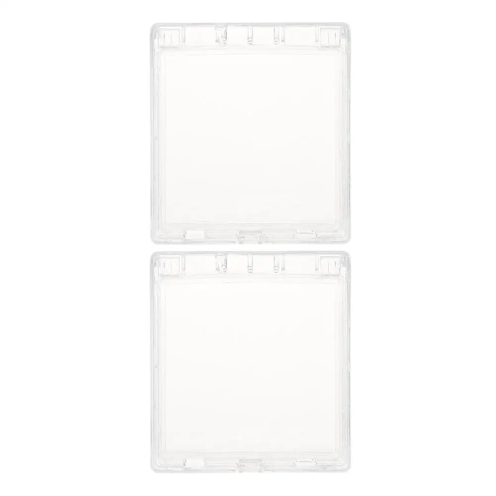 

2Pcs Waterproof Switch Box Clear Doorbell Cover Weatherproof Outdoor Protector Rain Covers Durable Plastic Transparent Design