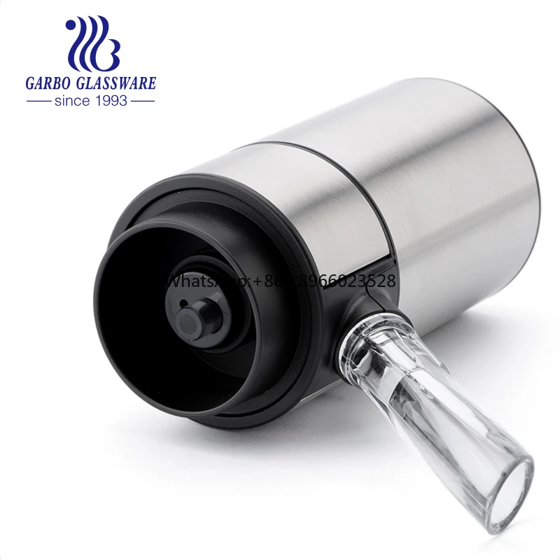 Modern Electric Wine Aerator and Dispenser Battery Power Wine Decanter Pump Dispenser 304 SS Automatic Wine Pourer Aerator