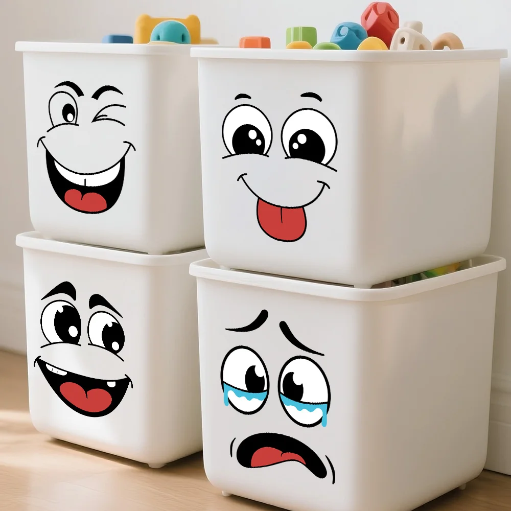 Funny Expressions Wall Stickers For Kids Rooms Girl Bedroom Home Wardrobe Wall Decor Self Adhesive Vinyl Sticker Wallpapers view 2