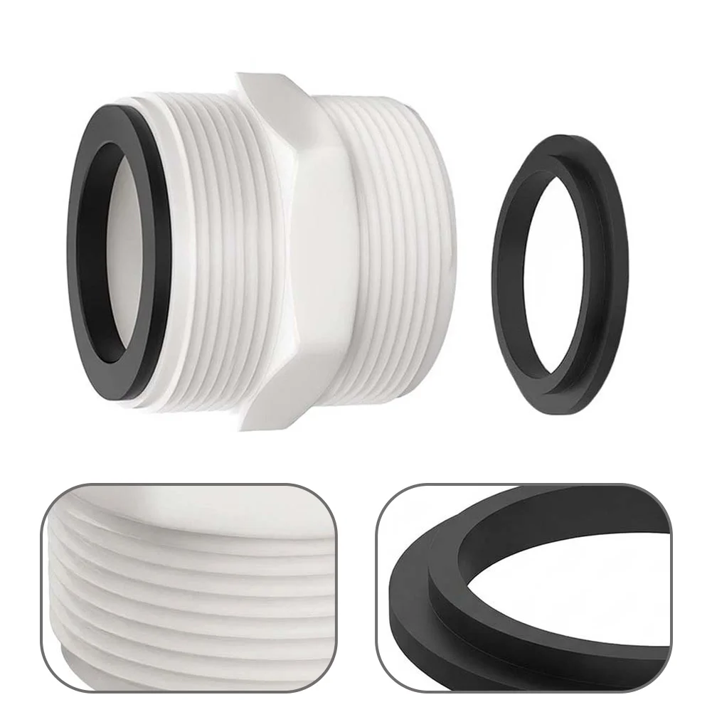 Hose Connector Pool Hose Adapter For Intex for coleman Pool Pump Hose Adapter 1 5 inch Seamless Connection with 2 L Ring Gaskets