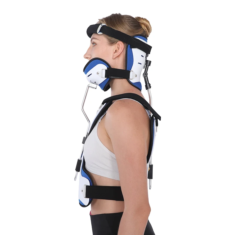 TJ-NM002 Adjustable Medical Orthopedic Head Neck Chest Cervical Thoracic Orthosis for Traction Treatment Posture Suitabl