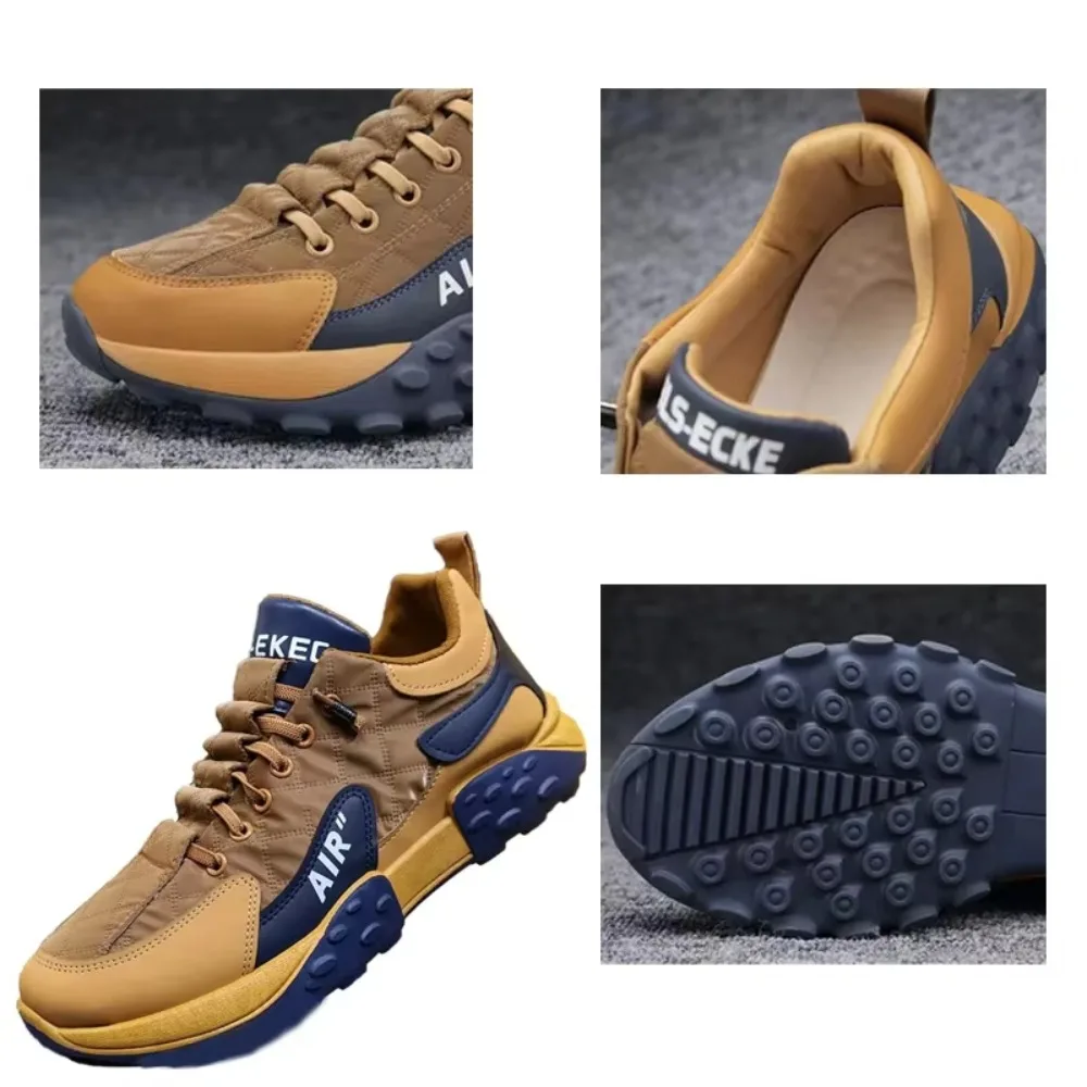 2025 Fashion Men's Casual Sports Shoes Thick soled Wear resistant Anti slip Casual sneakers Shoes Zapatillas Deportivas de Mujer