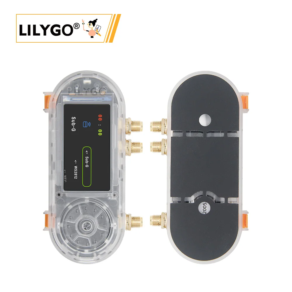 LILYGO T-Embed CC1101 Plus Multi-Function Board ESP32-S3 Core Sub-1GHz/2.4GHz Dual-Band Communication 1.9-inch LCD+NFC+IR Remote