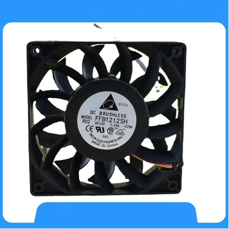novo-ventilador-de-cpu-para-delta-ffb1212sh-12v-124a-ventilador-de-grande-volume-de-ar-ventilador-de-refrigeracao-12025-120x120x25mm