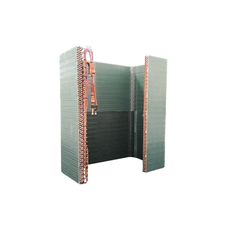 Factory Hot Sale Top Quality All Kind of Shape Copper Tube Aluminum Fin Heat Exchanger Evaporator/Condenser Commercial Air Condi