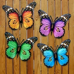 Garden Decoration Metal Butterfly Outdoor Large Wall Art Home Decor Beauty Butterfly On The Wall Fence Shed Wall