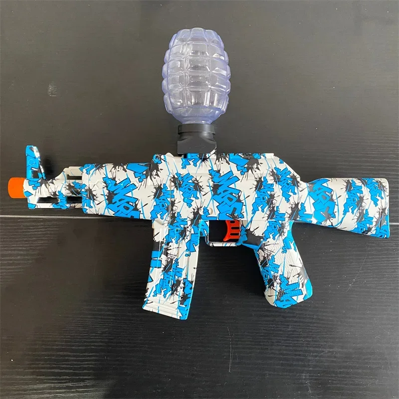 

High-speed Burst Gel Ball Toy Gun M416 Orange Plug And bottle Magazine For Outdoor Interactive Parent-child Games