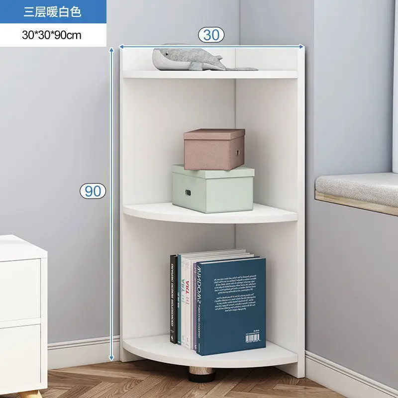 Corner Cabinet Simple Modern Living Room Triangle Shelf Nordic Style Corner Locker Multifunctional Cabinet
