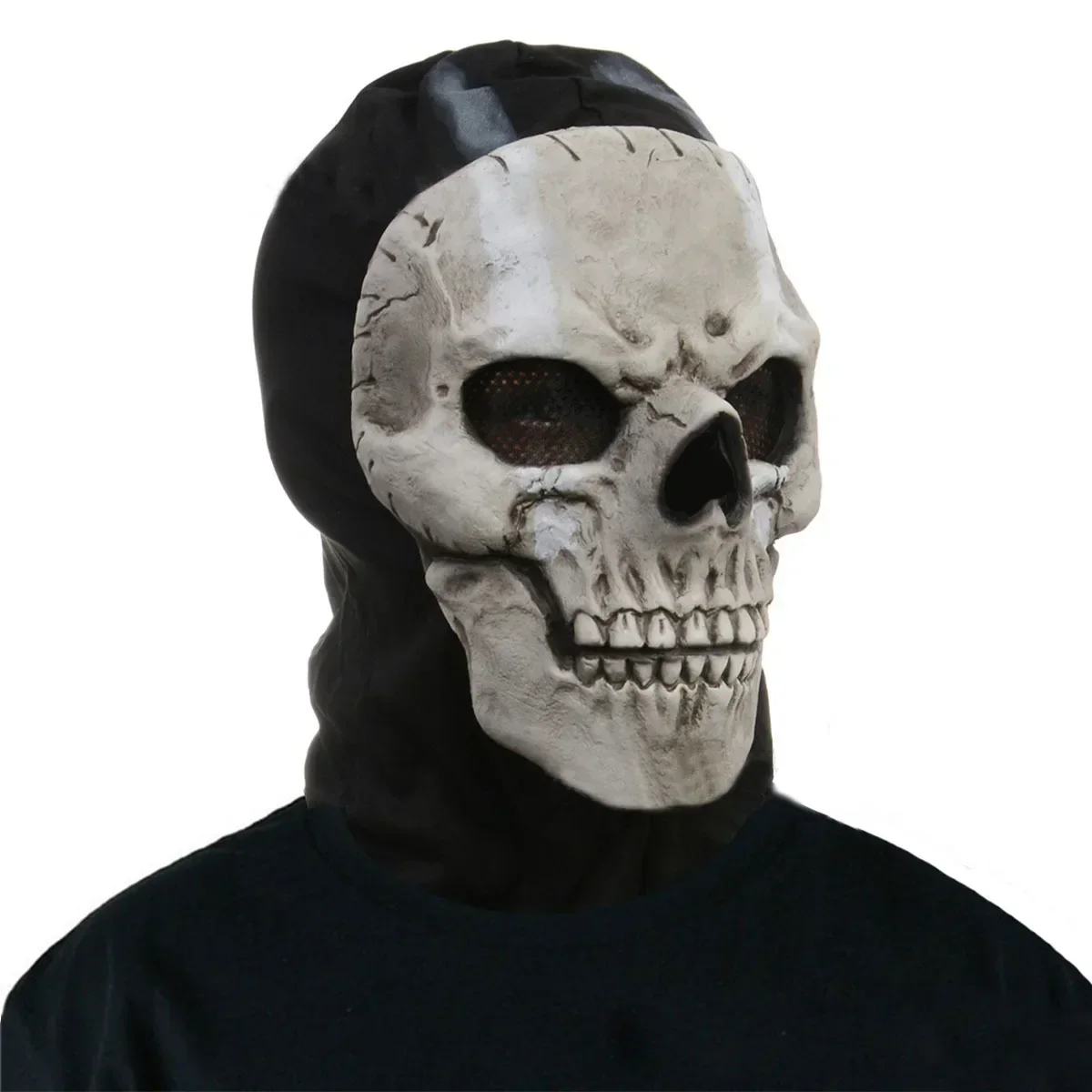 

Horror Face Mask Call of Duty Ghost Tactical Skull Mask Halloween Perform Party Masquerade Prop Helmet Cosplay Latex Headgear