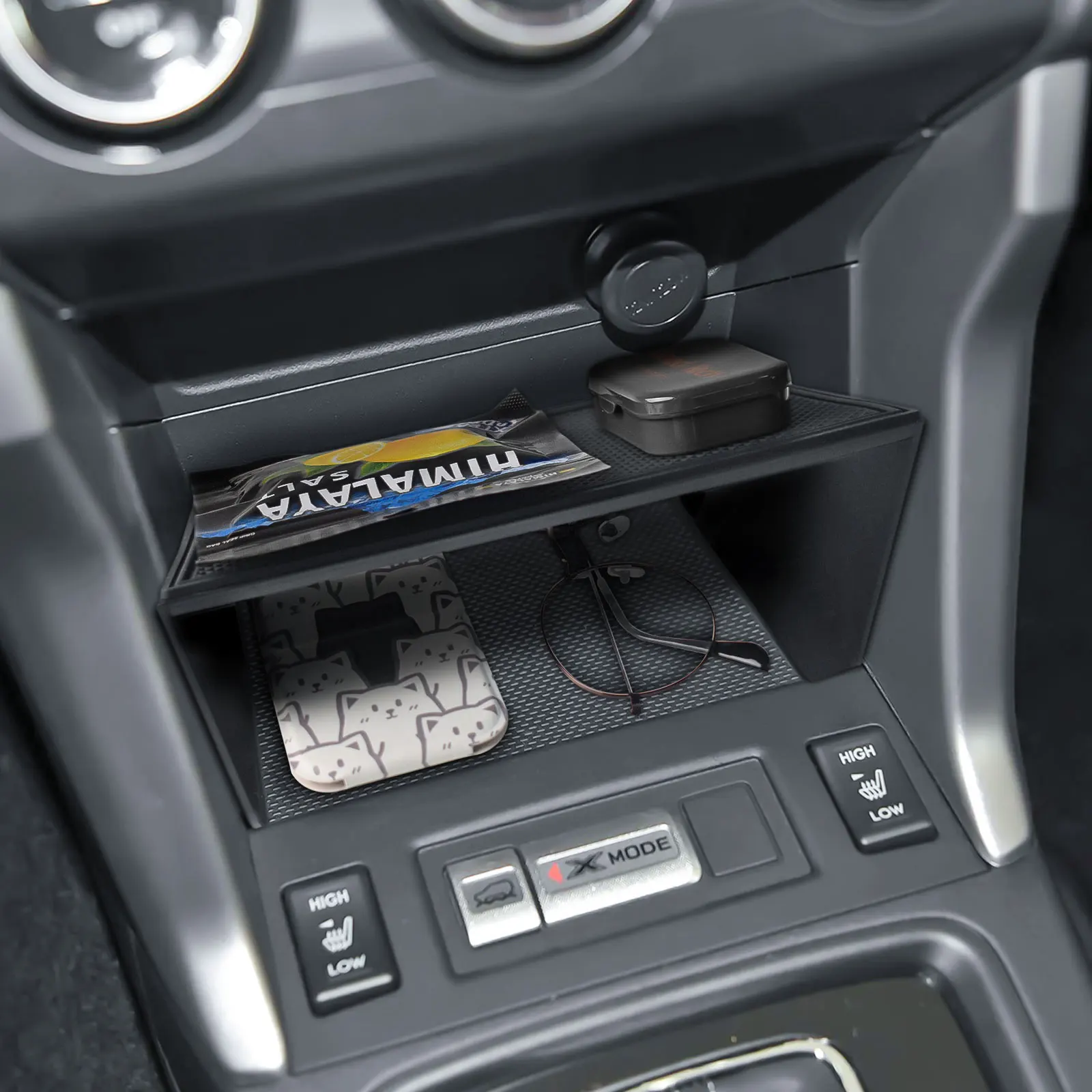 

Center Console Organizer Gear Shift Dividers for Subaru Forester 2013 2014 2015 2016 2017 2018 Front Console Shelf Storage Box