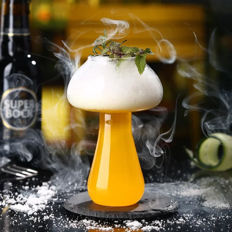 Creative Mushroom Cup Cocktail Cup Creative Molecule Gastropub Special Wine Glass Personalized Glass