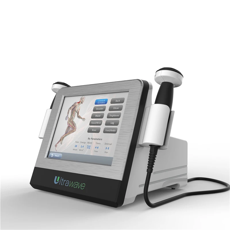 1MHz Ultrawave Ultrasound Physiotherapy Machine Chronic Strains And Sprains Physical Therapy Equipment With 2 Handles