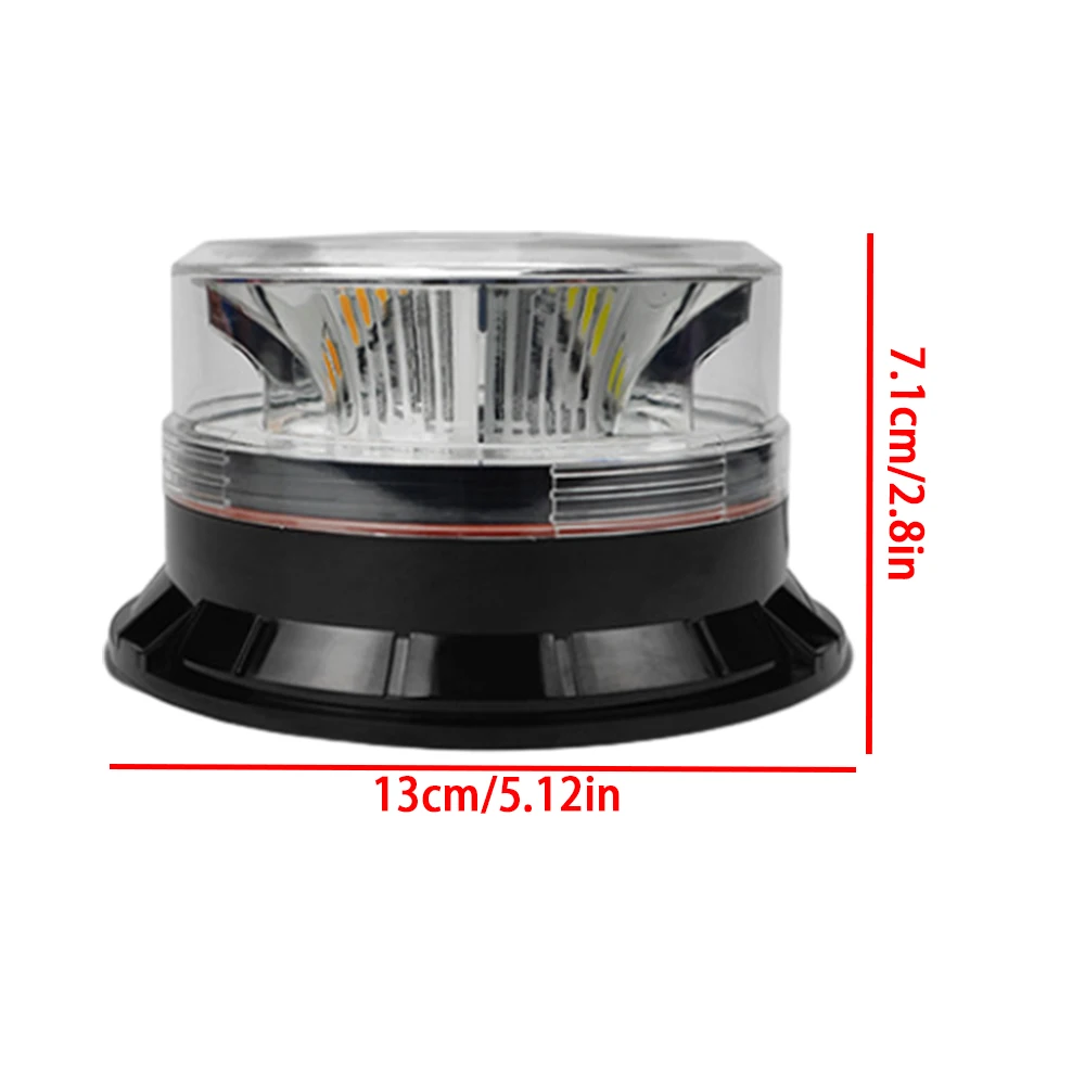 Magnetic Base Car Strobe Light 36LEDs Car Roof Flashing Hazard Warning Lamp 12V 24V Auto Safety Beacon Lamp Car Accessories