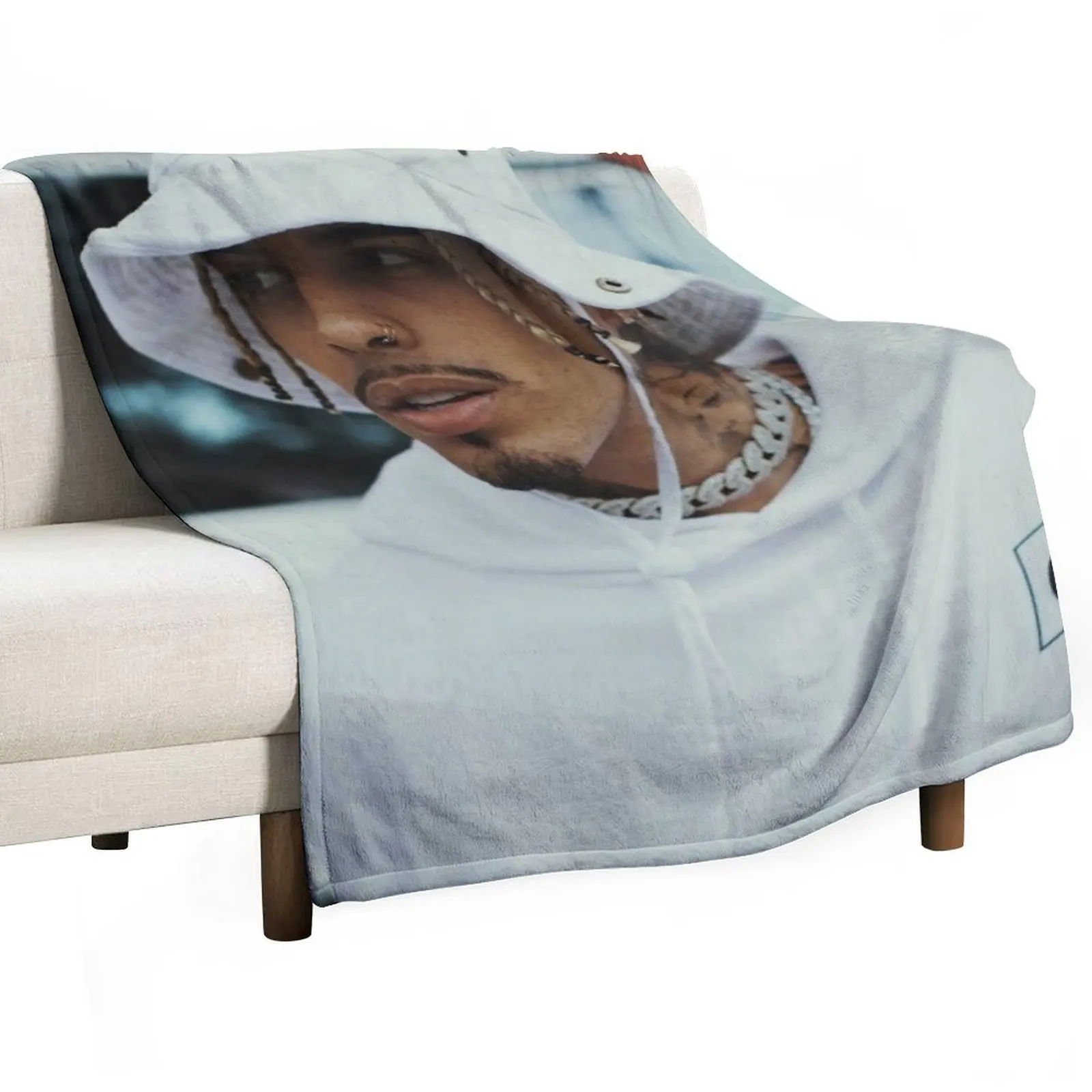 Rauw Alejandro For Custom Mouse Pad Coaster Travel Mug Pin Button Etc Throw Blanket Weighted Blankets For Sofas Blankets