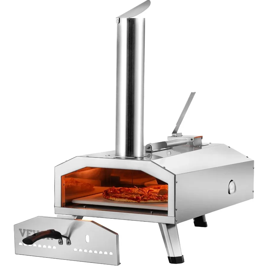 

12 Outdoor Pizza Oven Portable Pellet Gas Pizza Oven Foldable for Camping