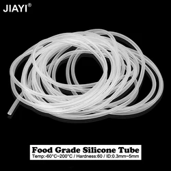 5M/10M Transparent Flexible Silicone Tubing ID 0.5 1 1.5 2 2.5 3 3.5 4 mm Food Grade Tube Pipe Temperature Resistance Nontoxic