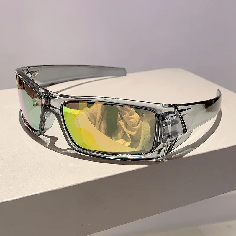 Sunglasses Cool for Women Luxury Men Outdoor Sports Sun Glasses Fashion Wrapped Round Trend Brand Design Shade Eyewear view 2