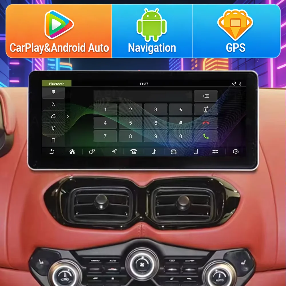 Android 14 CarPlay Touch Screen Car Radio For Aston Martin V8 2018 2019 2020 -2022 GPS Multimedia Stereo Player Auto Head Unit