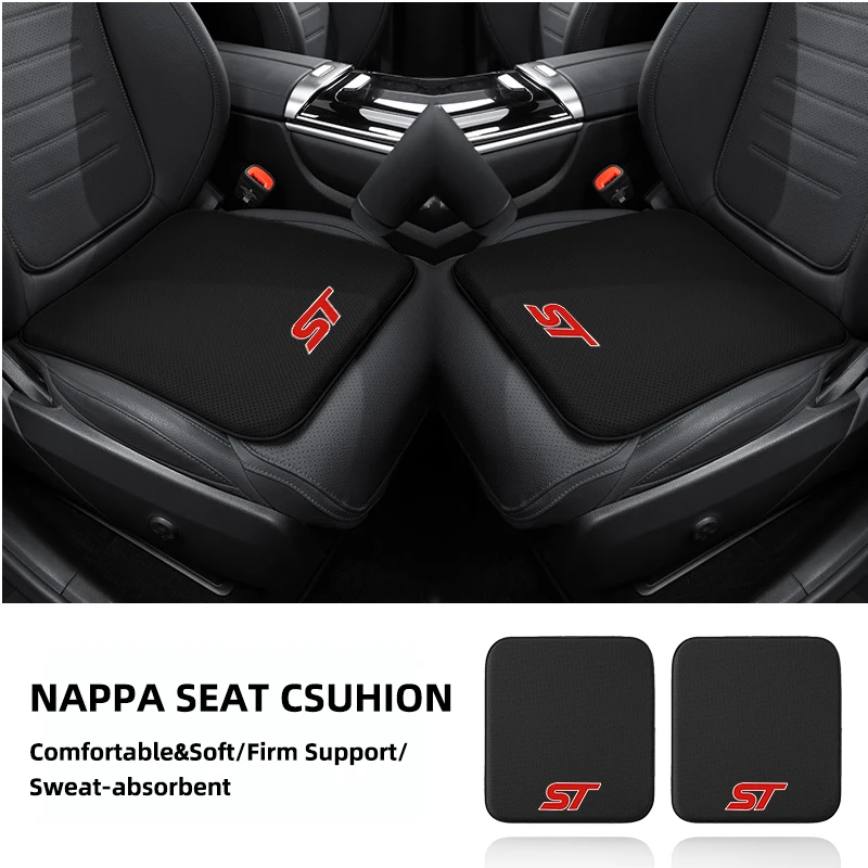 Car Seat Cover Non-Slip Cushion Comfortable Pad Accessories For Ford MK2 ST Line Racing RS S Kuga Fiesta Fusion