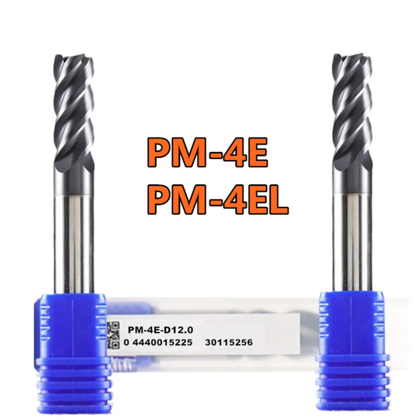 

PM-4E-D7.0/PM-4E-D8.0/PM-4E-D9.0/PM-4E-D10.0/PM-4E-D11.0/PM-4E-D12.0 PM-4E ZCC.CT End Mill 4 Flute Straight Shank Flat End Mills