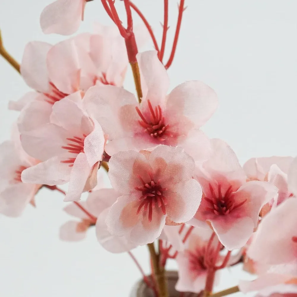 8 pezzi di fiori di ciliegio artificiali, rami di fiori di ciliegio di seta, composizione di fiori di fiori di prugna finti per matrimoni a casa fai da te