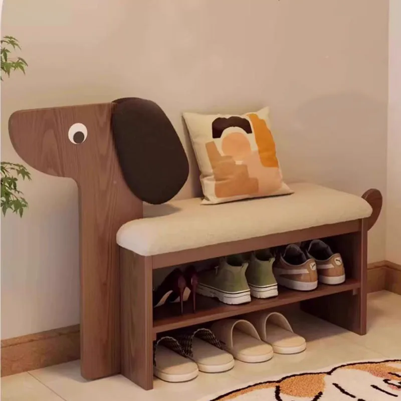 Modern Children Foot Stool Hallway Entryway Accent Pouf Mobile Unique Foot Stool Low Storage Tabouret Lounge Suite Furniture