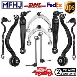 10PC Front Suspension Control Arms & Ball Joint Sway Link Tie Rod For BMW X5 X6