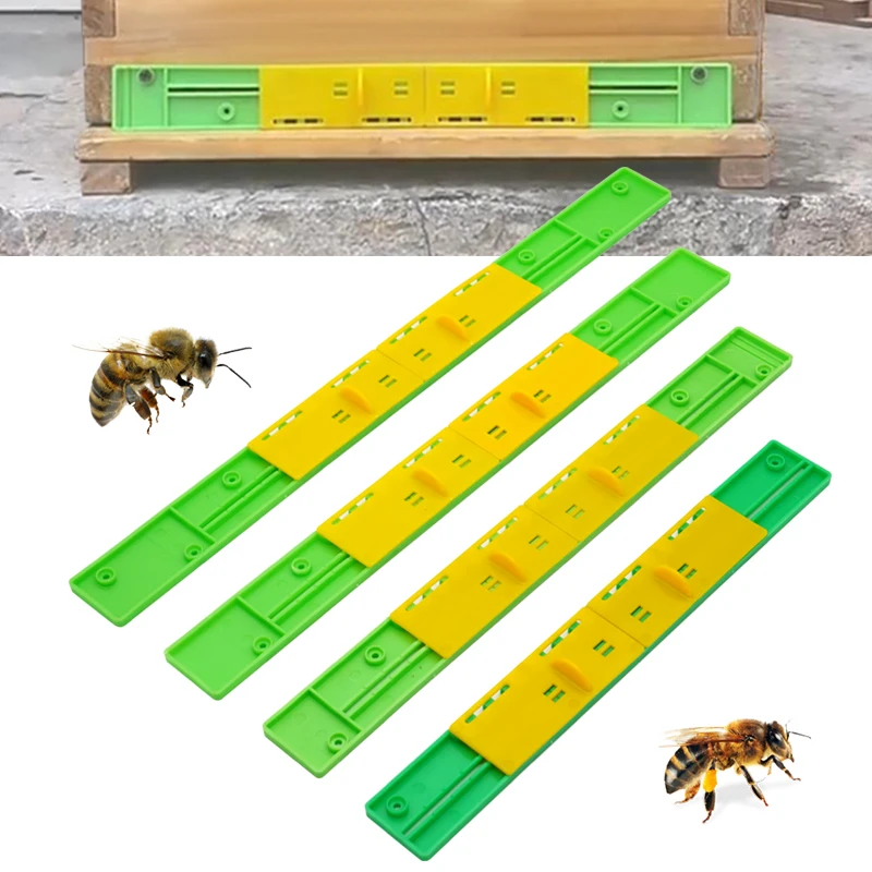 5Pcs Plastic Beehive Door Beekeeping Box Entrance Reducers Anti-Escape Door Gate Beekeeping Durable Beehives Professional Tool