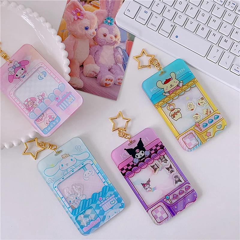 Kawaii Keychain Accessories Cute Anime Shaker Clip Doll Pendant Ornaments Girls Gift