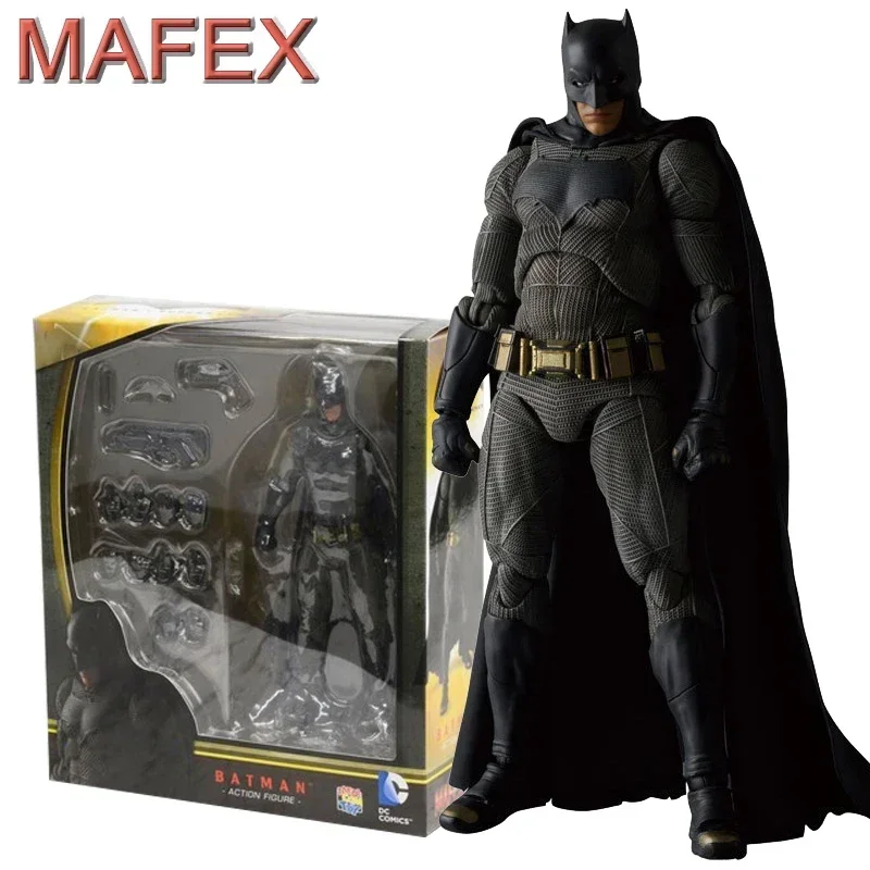 

Популярные игрушки Mafex 017 Лига Справедливости Бэтмен Фигурка Игрушка подвижная Статуя Модель Кукла коллекционное украшение подарок