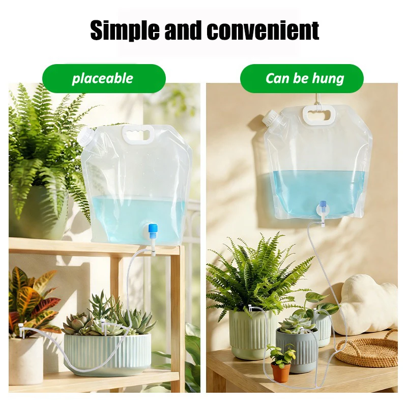 4.5L Thickened Water-Dripping Bag for Gardening Irrigation, Adjustable Water Volume, Tree Planting Bag for Parks and Gardens, Fl