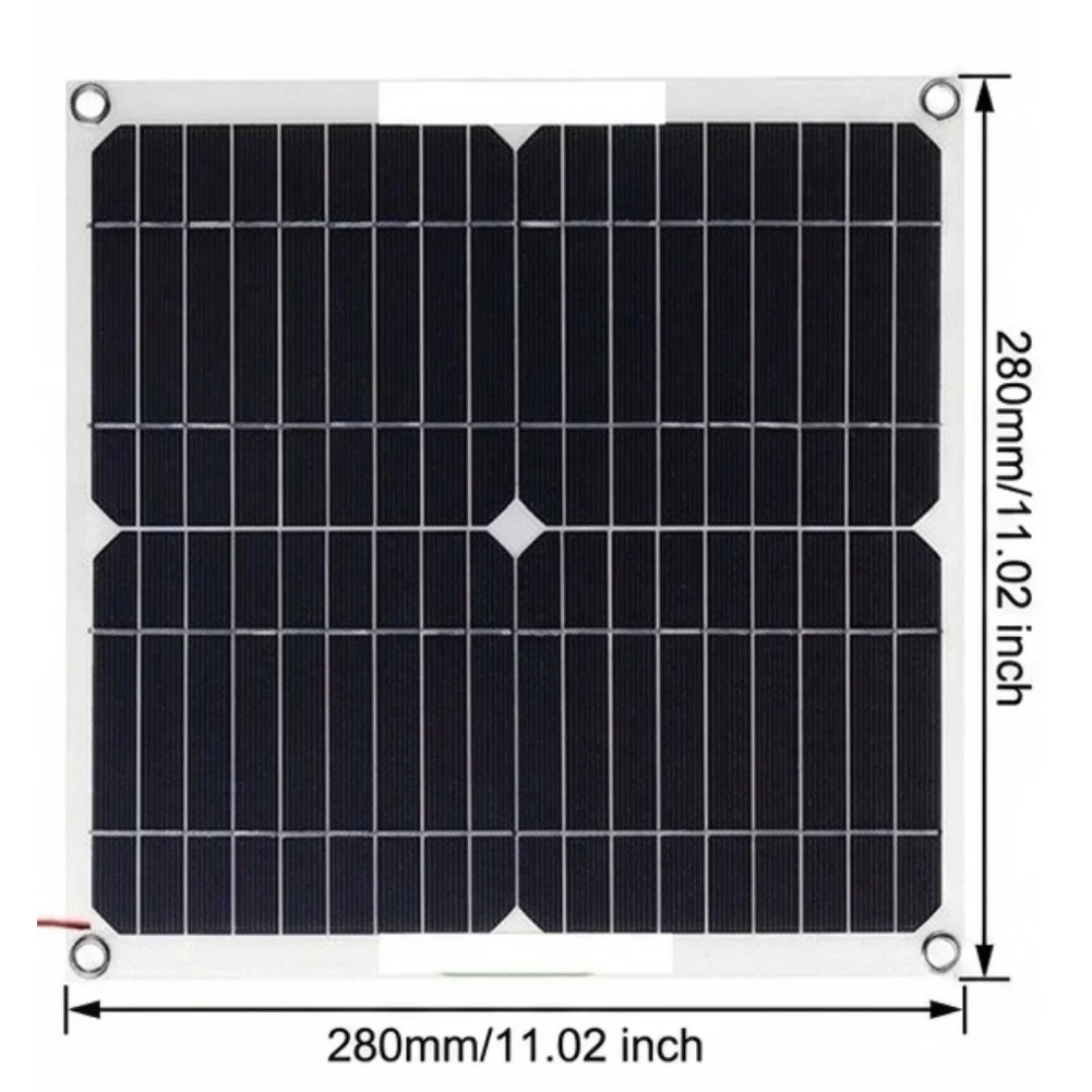 15W Solar Powered Ventilation Fan System with 10 Inch Circular Fan and Monocrystalline Panel for Indoor Airflow