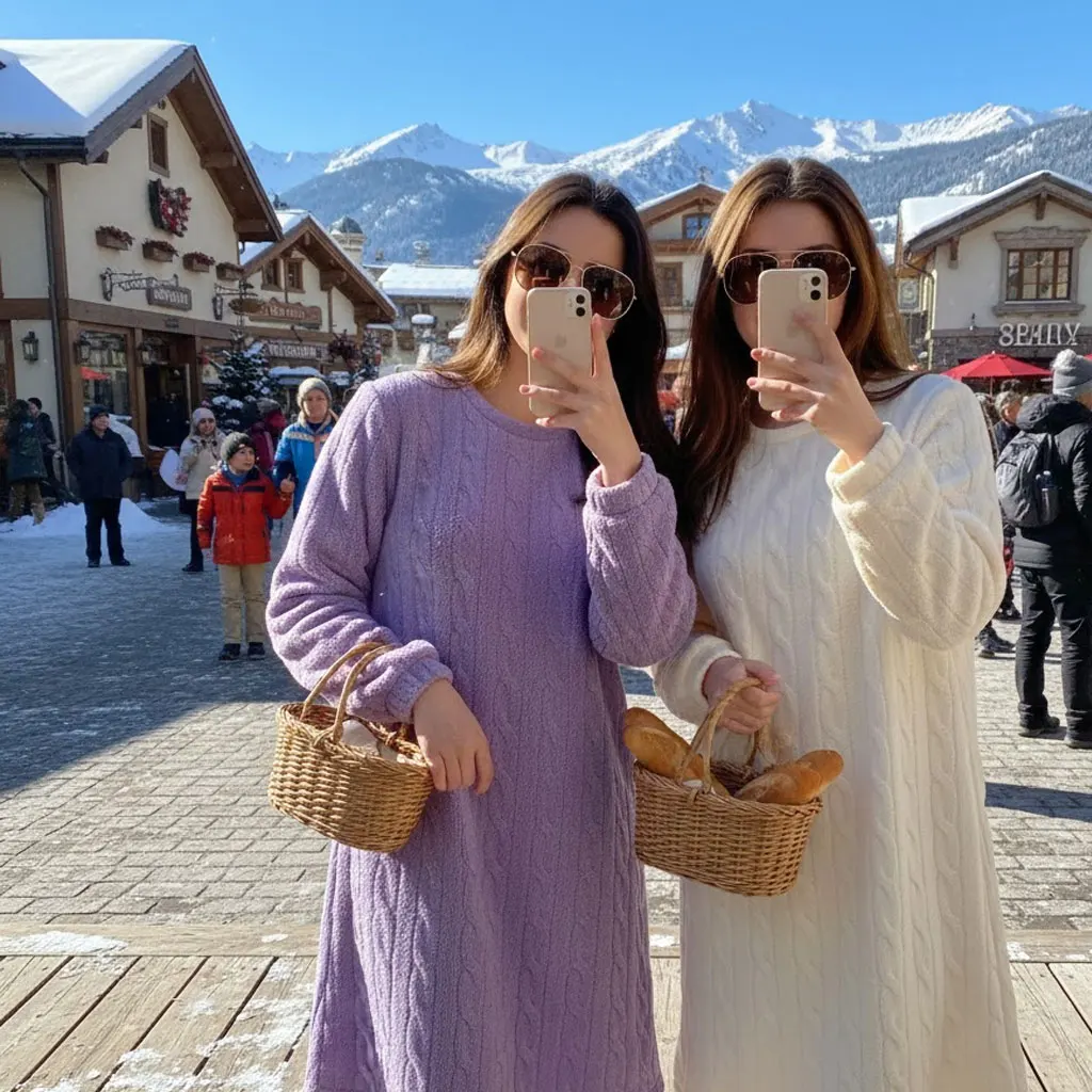 

Зимний свободный домашний халат для женщин: длинный теплый коралловый бархатный халат с удобными карманами