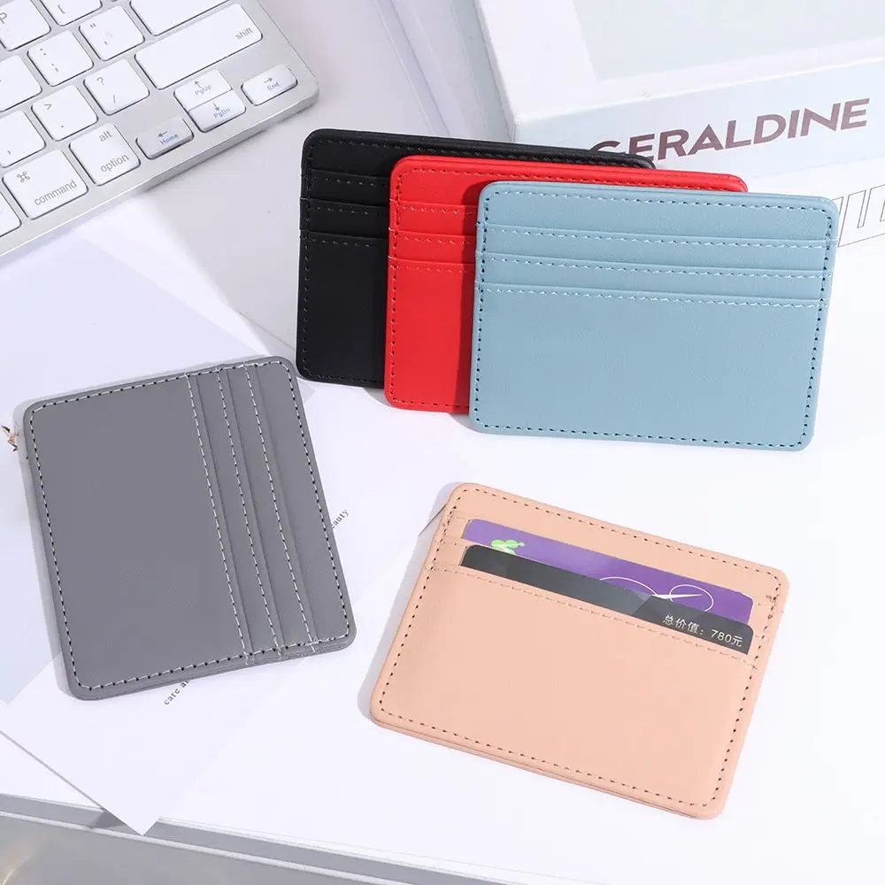 

Hot Fashion Slim Business Card Holder Bank Credit ID Card Coin Pouch Case Bag Wallet Organizer Thin Card Wallet for Women Men