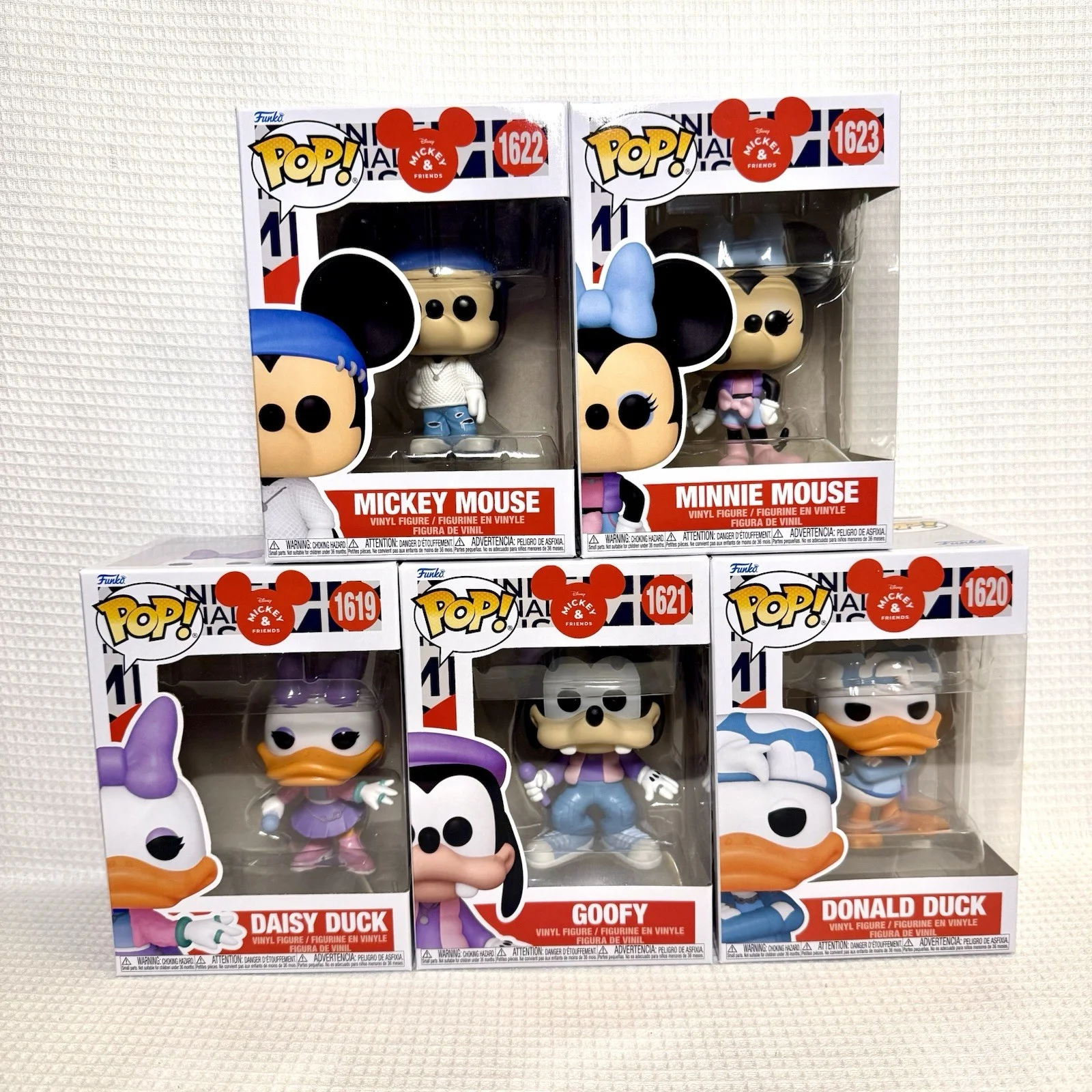 Figura de Disney Mickey Minnie Goofy Donald Daisy (estilo KPOP), figuras Funko Pop, oficial, auténtico, edición limitada, juguete para fanáticos, regalo