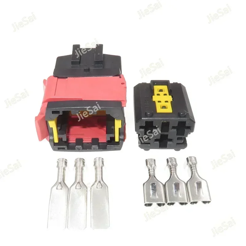 3 Pin 1544226-1 15442265-2 6.3mm Auto Wire Connector For High Current Wiring Harness Socket