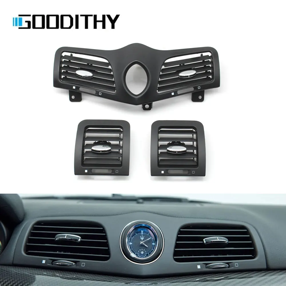 

M145 Front Rear Dashboard Central Left Right Air Conditioner AC Vent Grille Panel Cover For Maserati GranTurism GranCabrio GT GC
