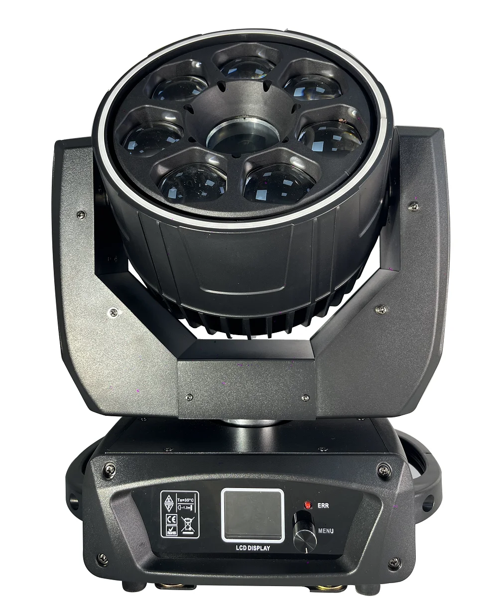 7 40W Full-Color Animated Laser Light Strip Beacon Eyes Iridescent Shaking Head Animation Laser for Parties And Events