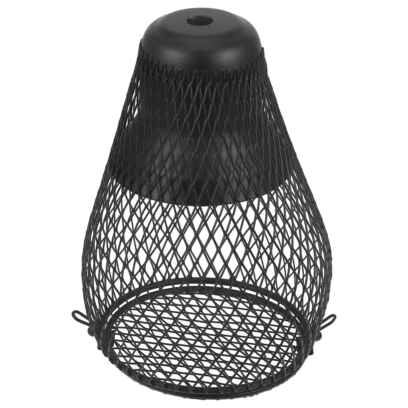 

Pet Lighting Reptile Terrariums Lamp Cover Heat Dome Shaped Bulb Shade Anti-scald Net For Habitat Black Protector
