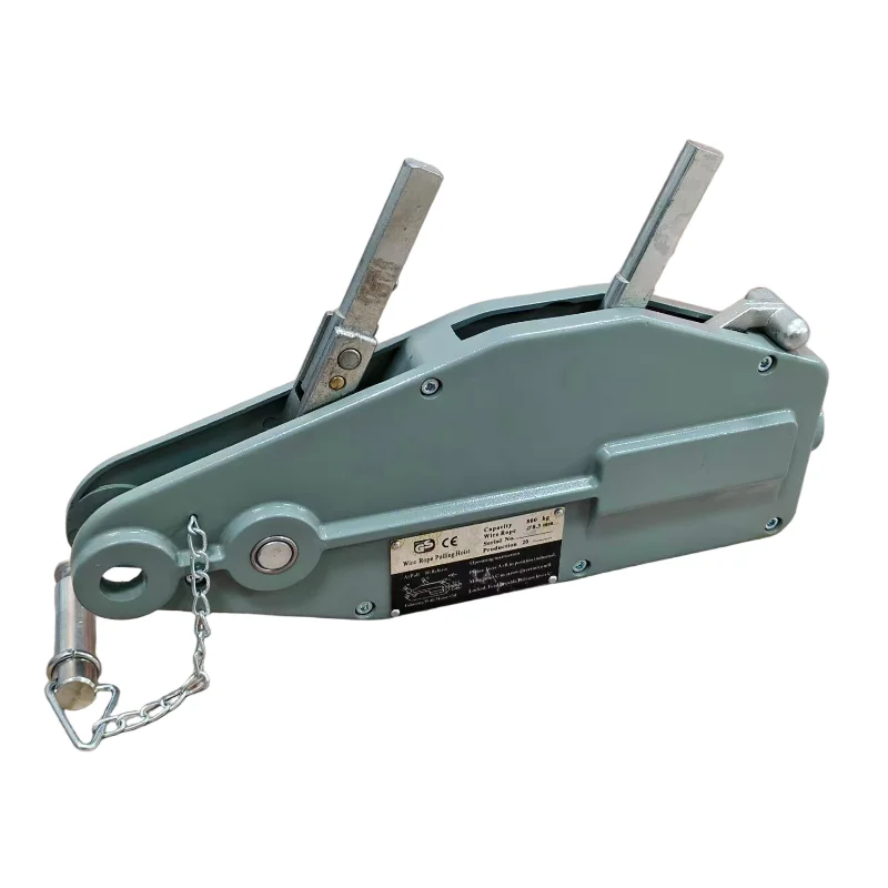 Aluminum Alloy Wire Rope Lever Hoist 0.8T 1.6T 3.2T 5T Hand Cable Puller Wire Rope Tensioner