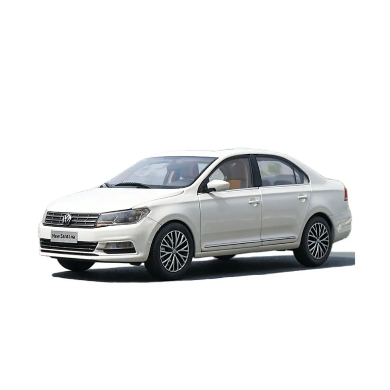 Original Factory 1/18 Scale SAIC Volkswagen 2017 New Santana Diecast Model Car Alloy Simulation Vehicle Collection Gift Ornament