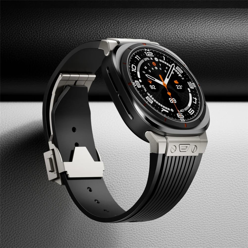 

Инновационный резиновый ремешок, подходящий для Samsung Galaxy Watch Ultra, высококачественный спортивный ремешок для Galaxy Watch Ultra 47 мм